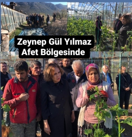 Zeynep Gül Yılmaz, Silifke'de Afet Bölgesinde
