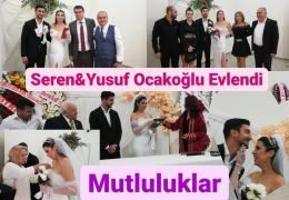 Seren ve Yusuf Ocakoğlu Muradına Erip, Evlendi