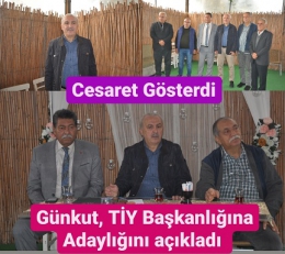 Muhammet Günkut Tarsus İdmanyurdu Başkanlığına adaylığını açıkladı