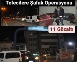 Tarsus’ta Polis’ten Tefecilere Şafak Operasyonu
