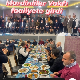 Mersin’de Mardinliler Eğitim ve Kültür Vakfı Kuruldu