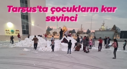 Vahap Amcaları, Tarsuslu Çocukları KAR'la Sevindirdi