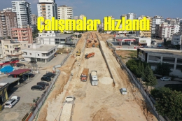 Göçmen Katlı Kavşağı'nda Çalışmalar Hızla Sürüyor