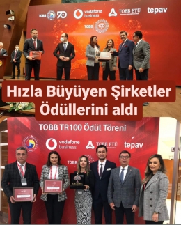 Tarsuslu 3 Firmanın da Arasında Bulunduğu 10 Firma Ödüllerini Aldı