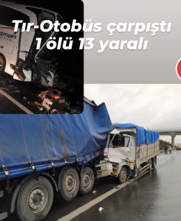 Tarsus Damlama'da Yine Kaza: 1 Ölü 13 yaralı