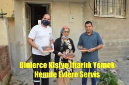 Büyükşehir Tarsus'ta Binlerce Kişiye İftar Yemeği Ulaştırıyor