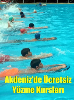 AKDENİZ'de Ücretsiz Yüzme Kursları Başlıyor
