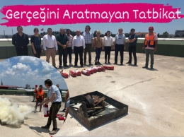 Tarsus TSO’daki Yangın Tatbikatı Gerçeği Aratmadı