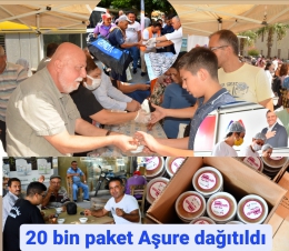 Büyükşehir Belediyesi 13 İlçede 20 Bin Aşure Dağıttı