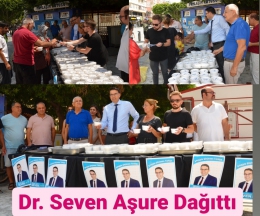 Mehmet Yunus Seven, 2 Bin Paket Aşure dağıttı