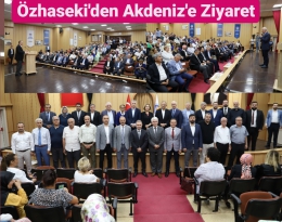 Mehmet Özhaseki Mersin'e Geldi, Başkan Gültak'ı da Ziyaret Etti