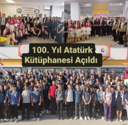 TOBB Mesleki Anadolu Lisesi'nde 100. Yıl Atatürk Kütüphanesi Açıldı