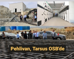Vali Pehlivan Tarsus OSB'de incelemelerde bulundu