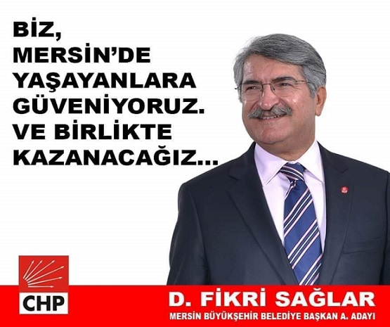 Fikri Sağlar, Mersin Büyükşehir Belediye Başkan A.Adayı