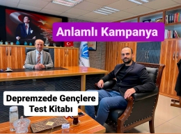 Akademi Derneği Başkanı Onur Özbozkurt: “Depremzede Gençlerimiz İçin Test Kitabı Kampanyası Başlattık”