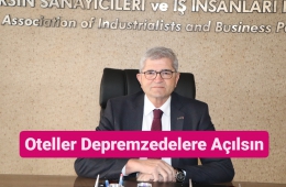 Başkan Engin: Turizm bölgelerindeki oteller depremzedelere açılmalı