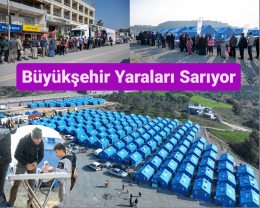 Mersin Büyükşehir, Hatay'da Yaraları Sarıyor