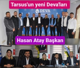 Tarsus'un yeni DEVA'ları Açıklandı