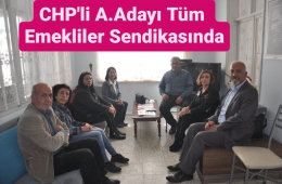 CHP  Milletvekili A.Adayı Nurcan Yıldız Emekliler Sendikasında