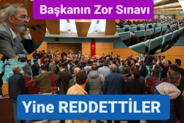 Başkan Bozdoğan Yine Israr Etti, Meclis 3. Kez RED Etti