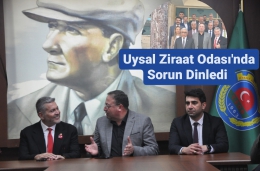 Levent Uysal, Ziraat Odası'nda Destek İstedi