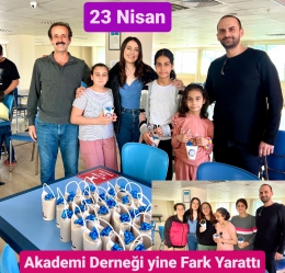 AKADEMİ Derneği 23 Nisan'ı Depremzede Çocuklarla Geçirdi