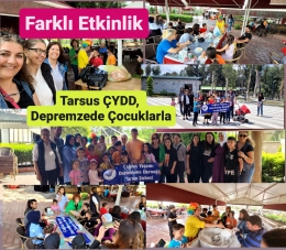 ÇYDD Tarsus Şubesi Depremzede Çocukları Doğa Parkı'na Götürdü