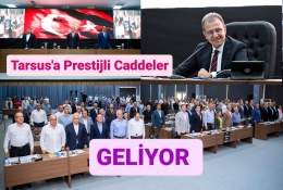 Başkan Seçer,Tarsus'a Prestijli Caddeler Kazandırıyor