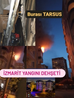 Tarsus’ta Sigara İzmaritinden Ev Yangını