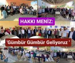 Milletvekili Adayı Meniz: “Gümbür Gümbür Geliyoruz, Halkımıza Güveniyoruz”