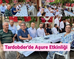 TARDOBDER'in Aşure Etkinliğine Yoğun Katılım