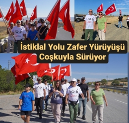 Zafer Partisi’nin İstiklal Yürüyüşü'ne Tarsus İlçe Başkanı da Katıldı 