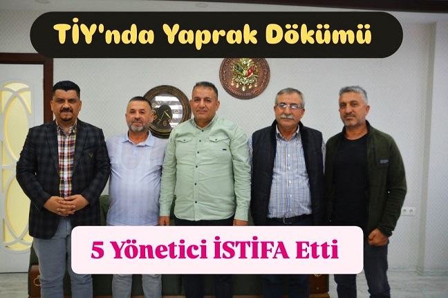 Tarsus İdmanyurdu'nda 5 Yönetici İstifa Etti