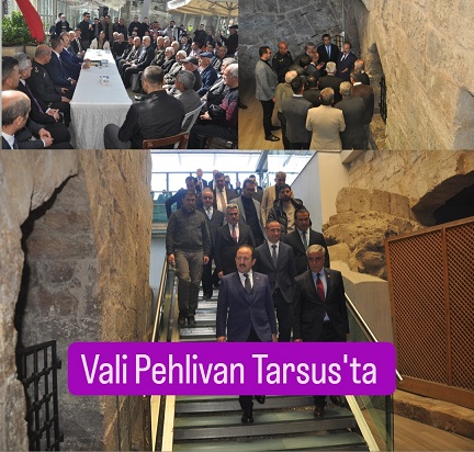 Mersin Valisi Pehlivan Tarsus'ta Halkla Buluştu