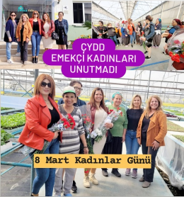 ÇYDD Tarsus Şubesi Emekçi Kadınları Çalıştıkları İşyerinde Ziyaret Etti