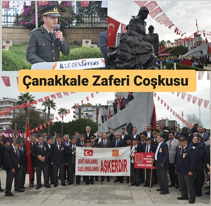 Çanakkale Zaferi'nin 109'ncu yıldönümü Tarsus'ta kutlandı