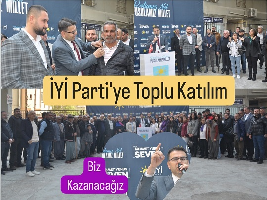 Tarsus’ta İyi Partiye Toplu Katılım Seven: “Seçimi Biz Kazanacağız