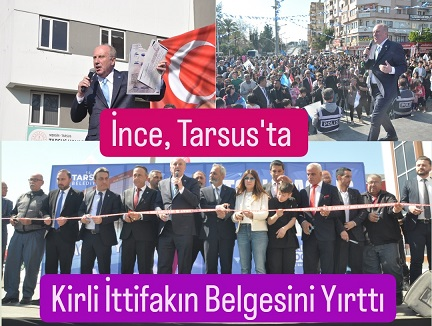 Muharrem İnce, Tarsus’ta Toplu Açılışlara Katıldı Partisinin adayına Oy istedi