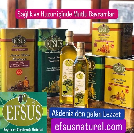 EFSUS Zeytin ve Zeytinyağı Ürünleri Bayram Tebriği