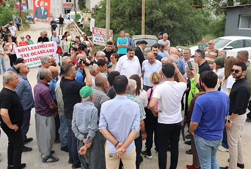 Başkan Yıldız, Çevrecilerin Taşocağı Eylemine Destek Verdi