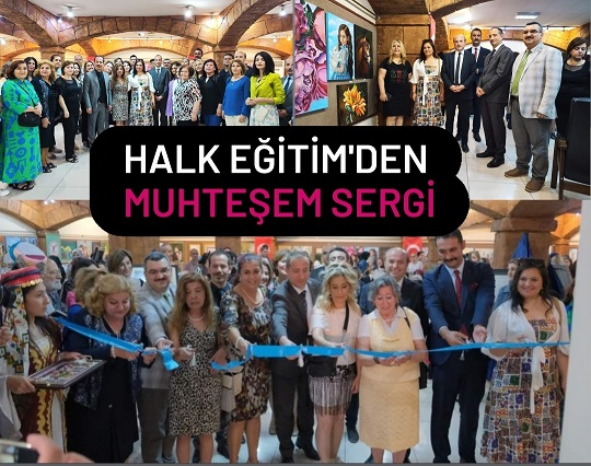 Tarsus Halk Eğitimi Merkezi Yıl Sonu Karma Resim Sergisi Sanatseverlerle Buluştu