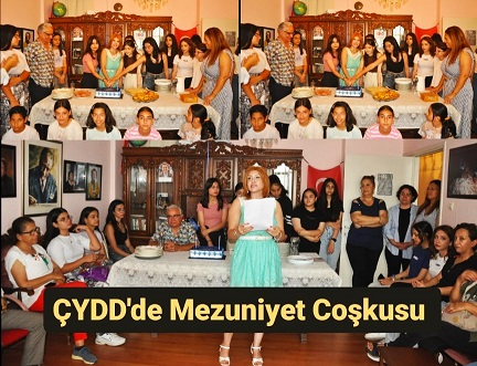 ÇYDD Tarsus Şubesinden Bursiyerlere Coşkulu Mezuniyet Töreni