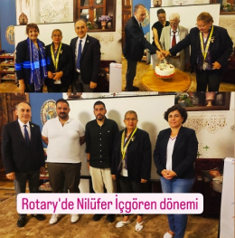 Tarsus Rotary Kulübü'nde Yeni Başkan Nilüfer İçgören