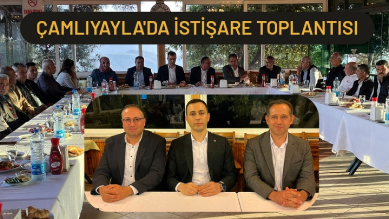 Çamlıyayla'da Tarımsal Kalkınma için Toplantı yapıldı