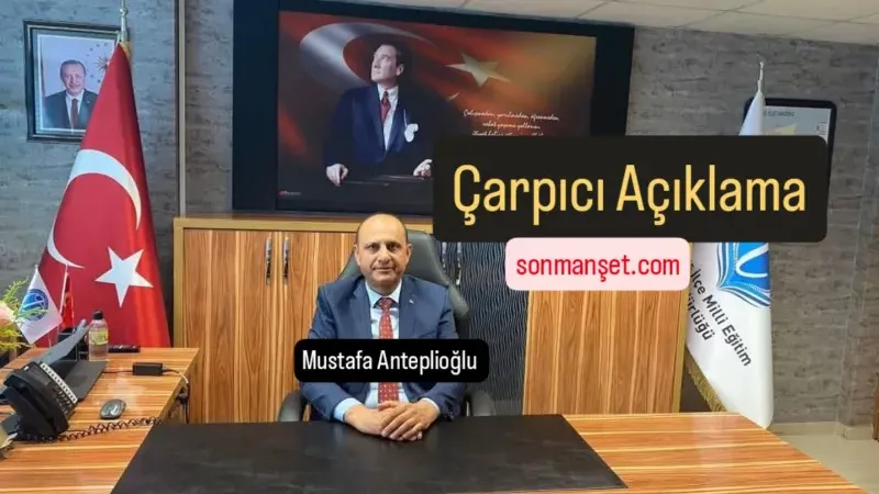 Tarsus Milli Eğitim Müdürü Anteplioğlu, 