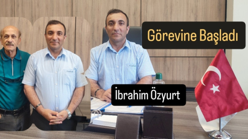 Tarsus'un yeni Nüfus Müdürü İbrahim Özyurt Göreve başladı