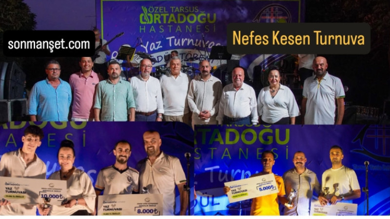 Tarsus Tenis Kulübü'nün Yaz Turnuvasında Ödüller Sahibini Buldu