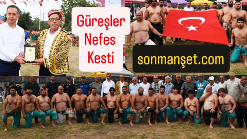 Levent Eker'in Ağalığında Çamlıyayla Karakucak Güreşleri Nefes Kesti