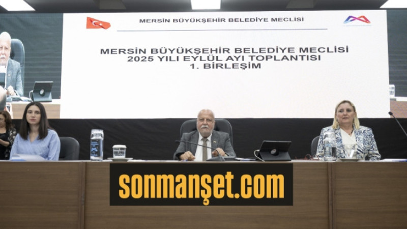 Mersin Büyükşehir Belediye Meclisi Eylül Ayı Toplantısı Yapıldı 