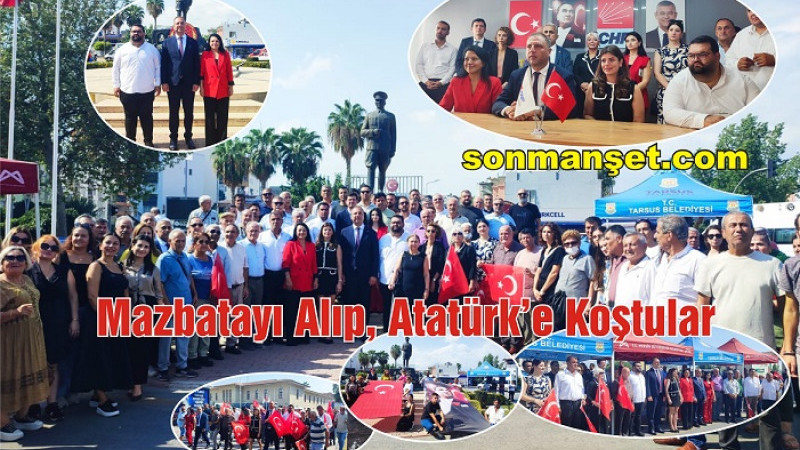 Yusuf Tıbık ve Yönetimi Mazbatayı Aldı, Atatürk Anıtına Koştu